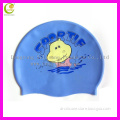 summer hot sale high quality nude waterproof cover ears silicone swim cap for long hair